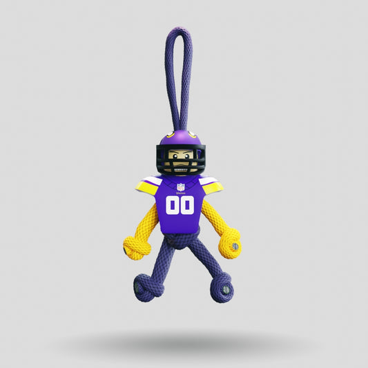 Minnesota Vikings Paracord Buddy Keychain