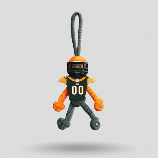 Cincinnati Bengals Paracord Buddy Keychain