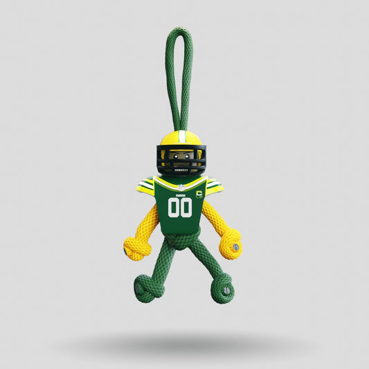 Green Bay Packers Paracord Buddy Keychain