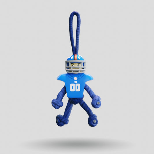 New York Giants Paracord Buddy Keychain