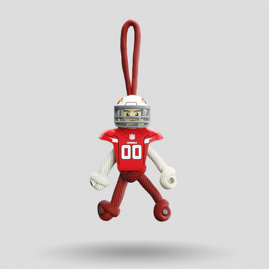 Arizona Cardinals Paracord Buddy Keychain