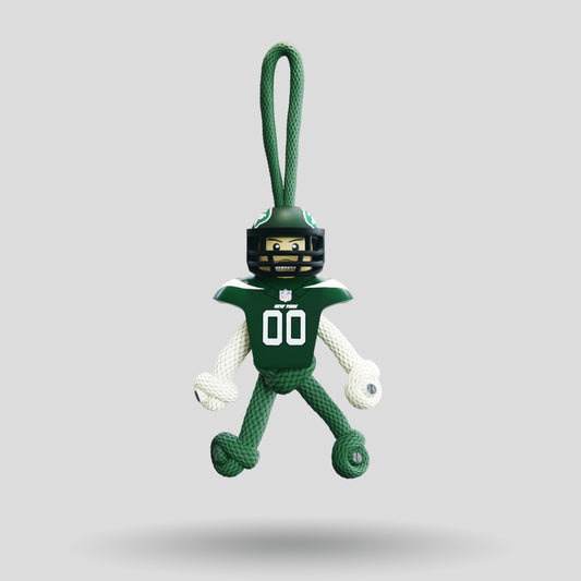 New York Jets Paracord Buddy Keychain