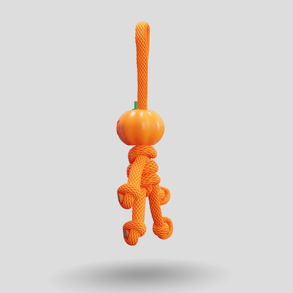 Pumpkin Paracord Buddy Keychain