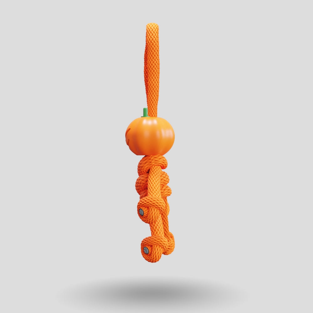 Pumpkin Paracord Buddy Keychain