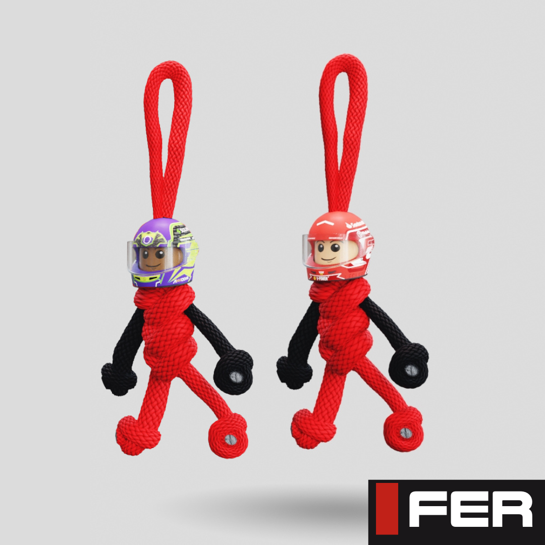 Limited Edition FER Driver Duo Keychain Pack