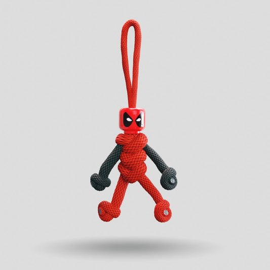 Deadpool Paracord Buddy Keychain