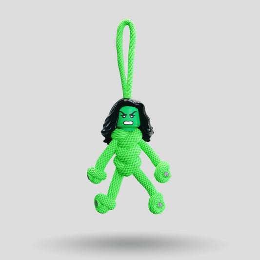 She Hulk Paracord Buddy Keychain