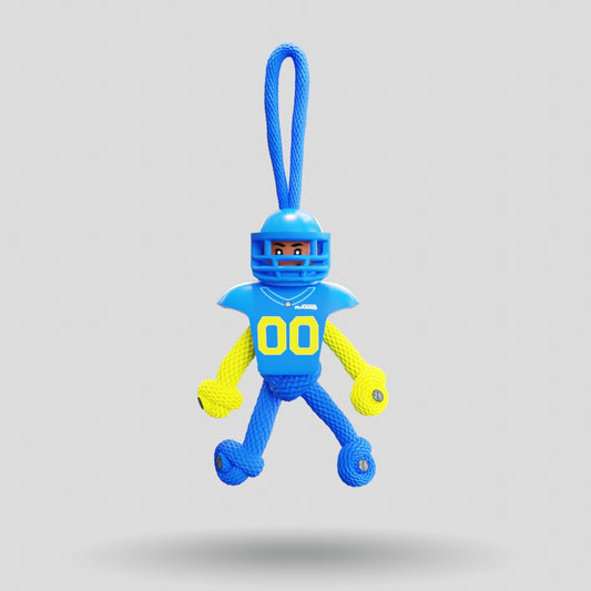 LA RAMS Paracord Buddy Keychain