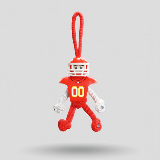 Kansas City Chiefs Paracord Buddy Keychain