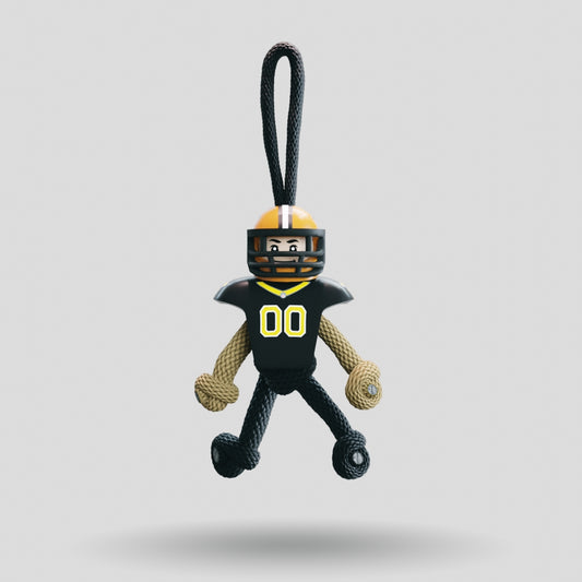 New Orleans Saints Paracord Buddy Keychain