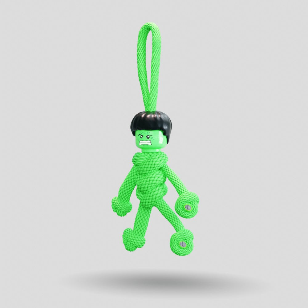 Hulk Paracord Buddy Keychain