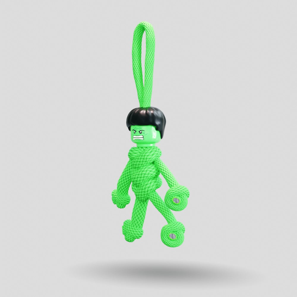 Hulk Paracord Buddy Keychain