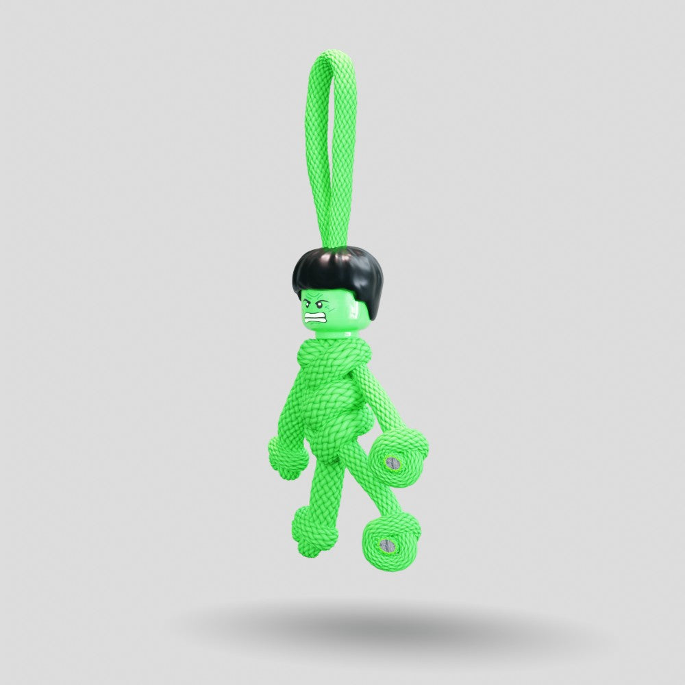 Hulk Paracord Buddy Keychain