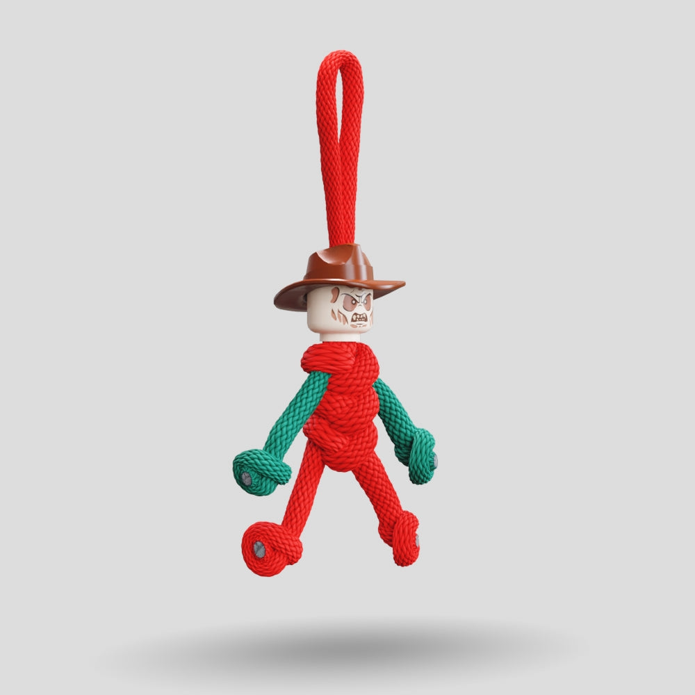 Freddy Krueger Paracord Buddy Keychain