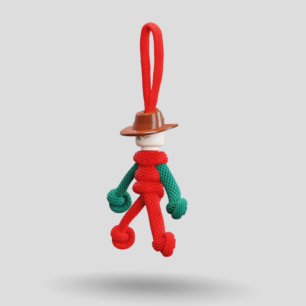 Freddy Krueger Paracord Buddy Keychain