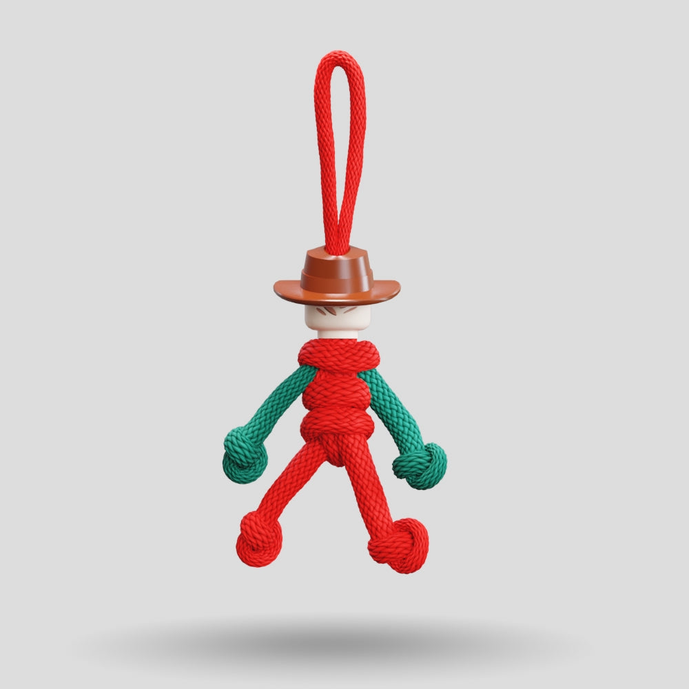 Freddy Krueger Paracord Buddy Keychain