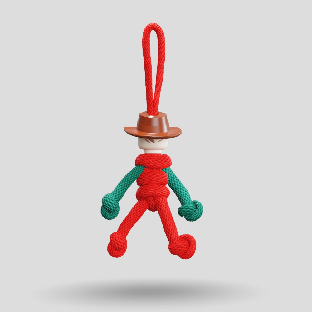 Freddy Krueger Paracord Buddy Keychain