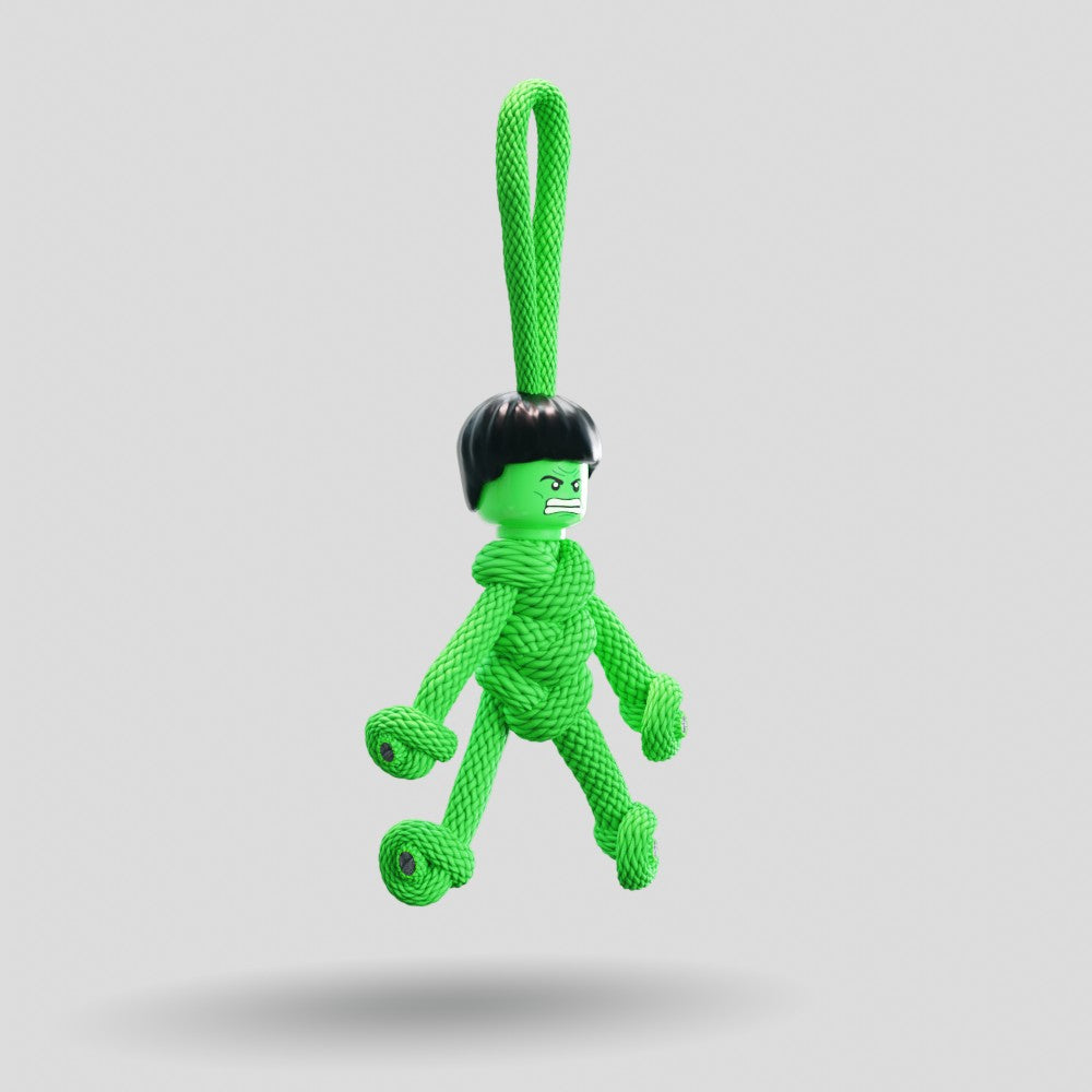 Hulk Paracord Buddy Keychain