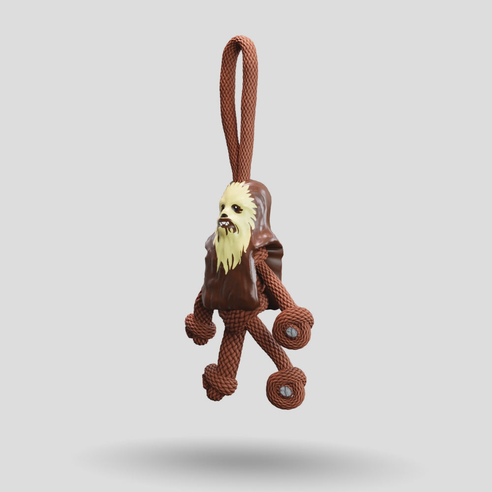 Chewbacca Paracord Buddy Keychain