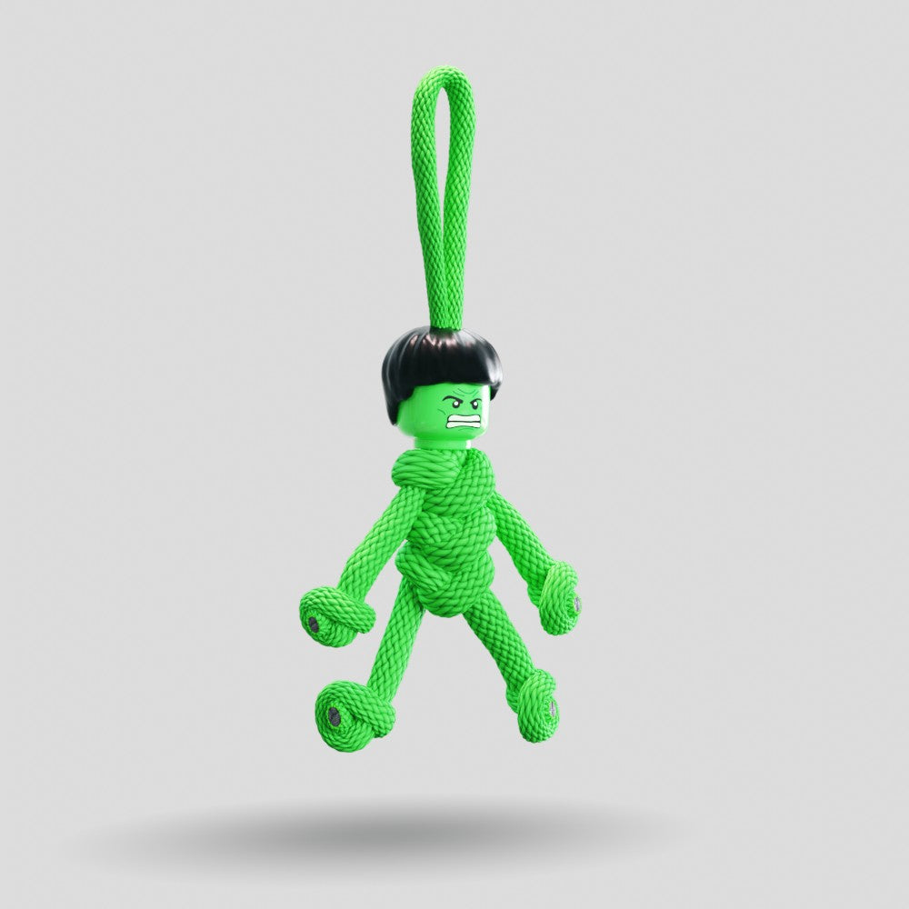 Hulk Paracord Buddy Keychain