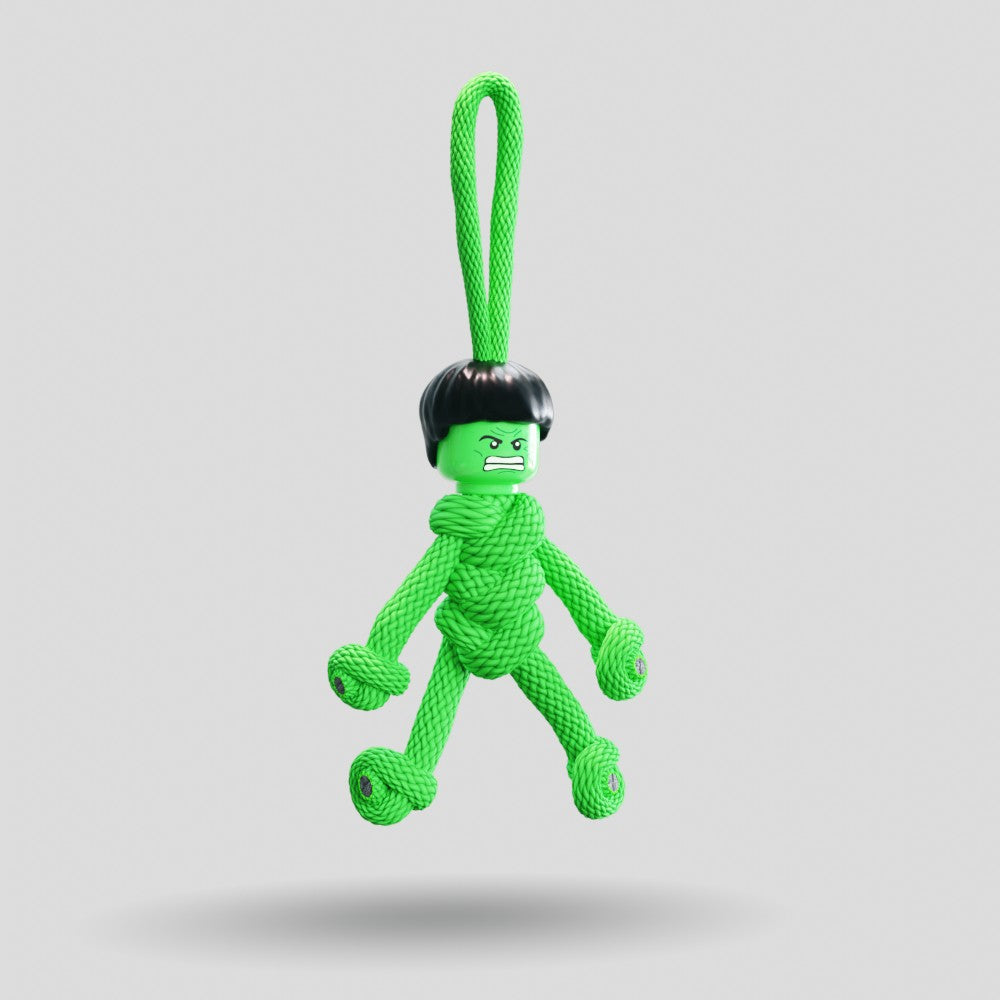 Hulk Paracord Buddy Keychain