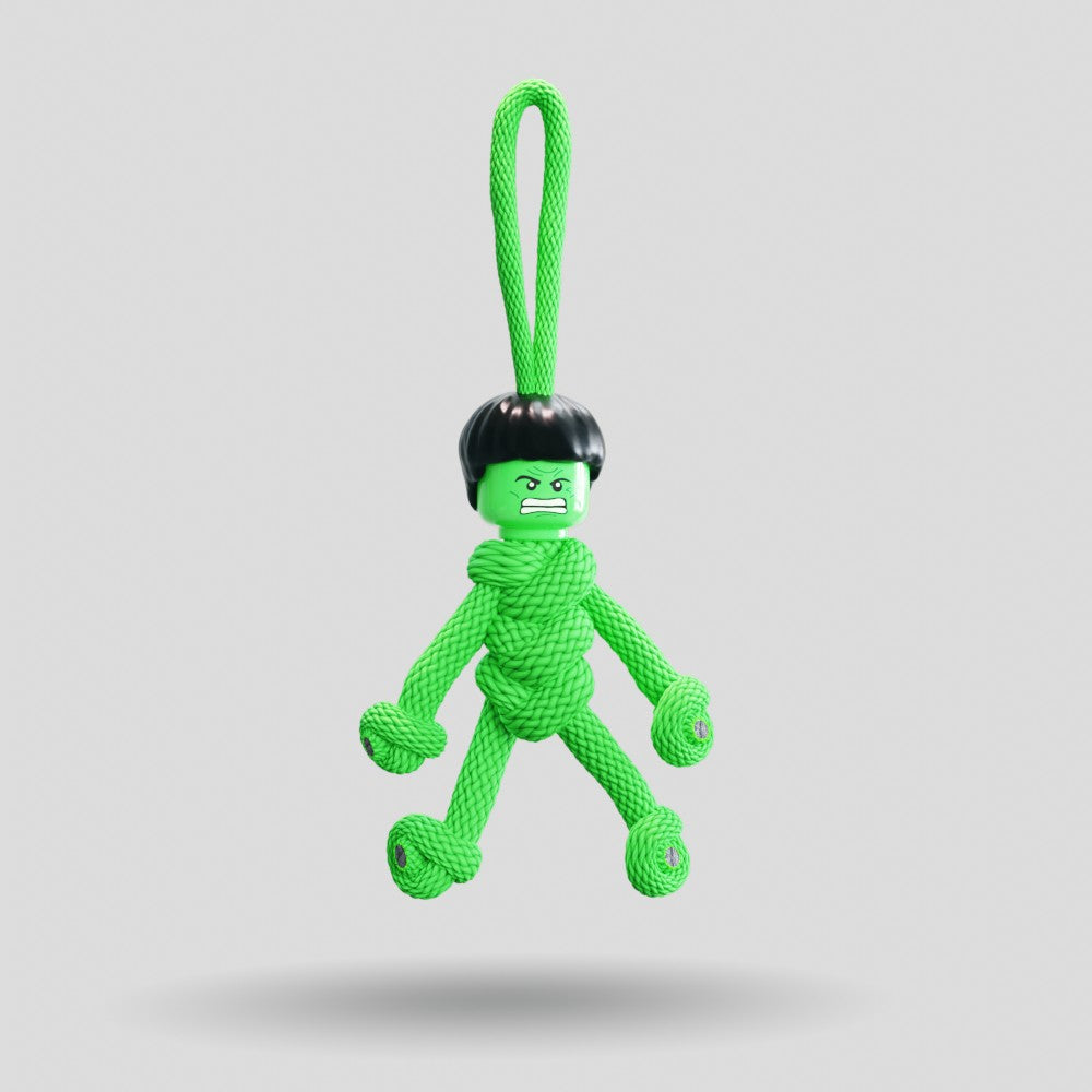 Hulk Paracord Buddy Keychain