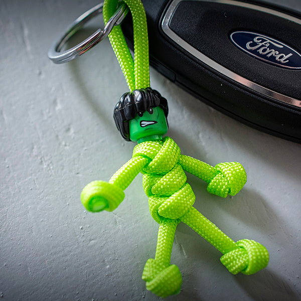 Hulk Paracord Buddy Keychain - Paracord Buddy UK