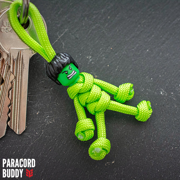 Hulk Paracord Buddy Keychain