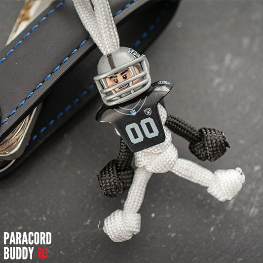 Las Vegas Raiders Paracord Buddy Keychain