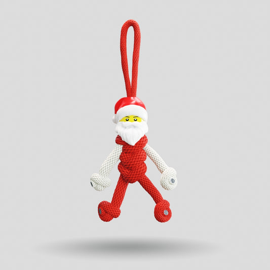 Santa Claus Paracord Buddy Keychain